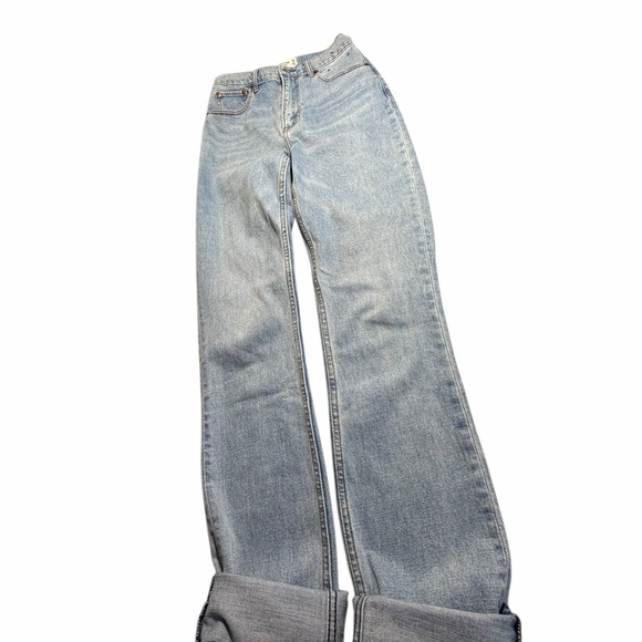 Abercombie & Fitch 90's Slim Straight Ultre High Rise Classic Jeans Sz 26 - Picture 6 of 16